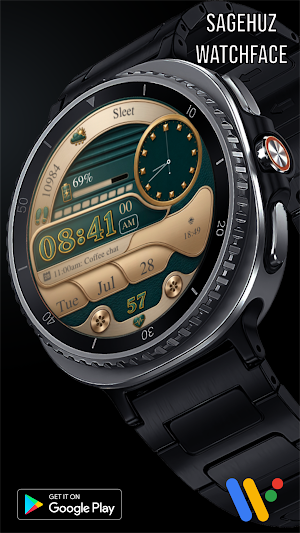 A121 SH Leather Watchface Screenshot 0