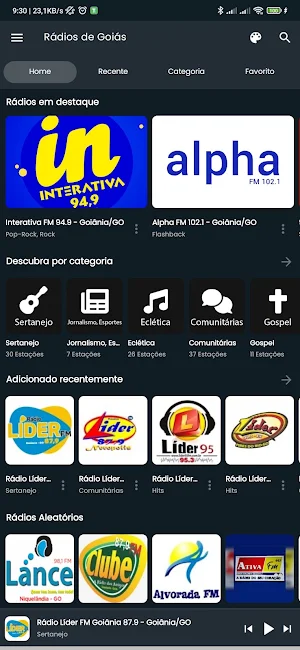 Rádios de Goiás - AM/FM Screenshot 1