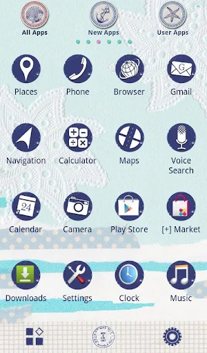 -Marine Collage- Theme +HOME Screenshot 1