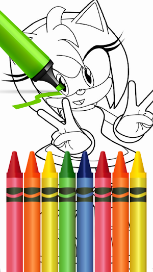 Amy Coloring Book Rose Screenshot 3
