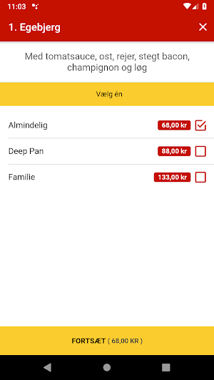 Egebjerg Pizzeria Ballerup Screenshot 2