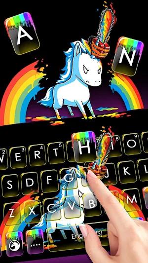 Chainsaw Unicorn Theme Screenshot 1