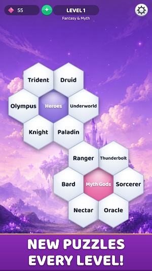Hexa Word: Group Sort Screenshot 3