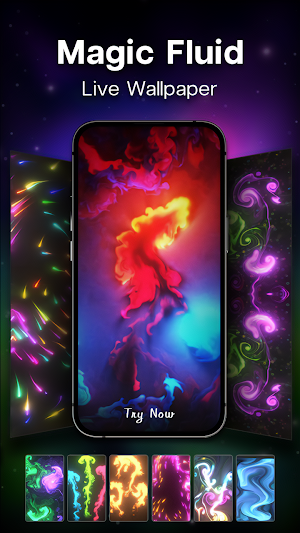 Fluid wallpaper : Magic Fluid Screenshot 0