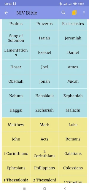 NIV Offline Holy Bible Screenshot 0