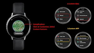 Wave Green For Wear OS Screenshot 1