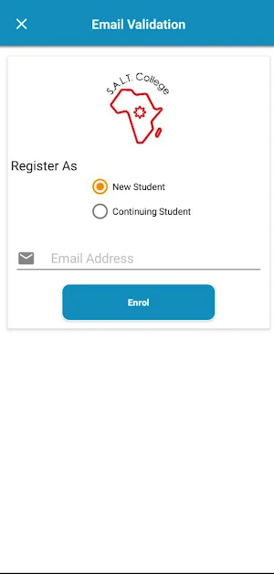 SALT College E-learning Screenshot 1