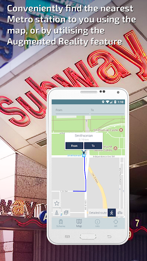 Washington Metro Guide and Subway Route Planner Screenshot 3
