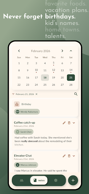 Small Talk Notebook Screenshot 3
