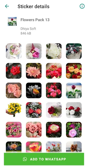Flowers Stickers for WA Screenshot 1
