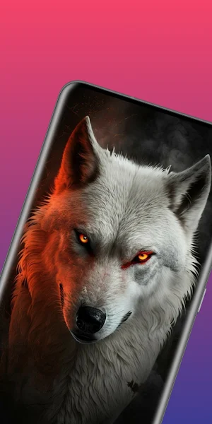 wallpaper wolf 4k Screenshot 0