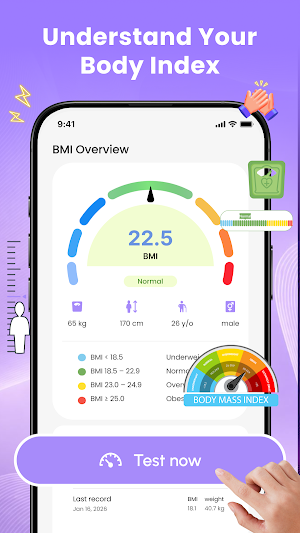 Step Counter - BMI & Pedometer Screenshot 2