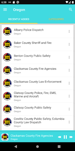 Oregon police, fire and EMS radios Screenshot 0