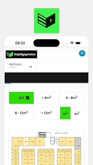 Snjallgeymslur Screenshot 2