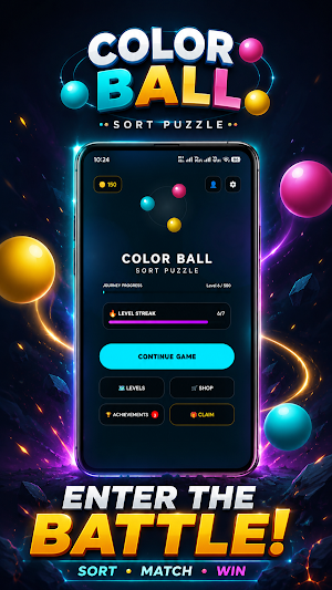 Color Ball Sort - Puzzle Game Screenshot 0