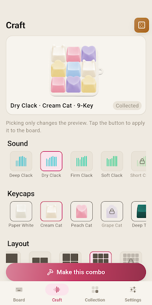 Keyclack: Keycap Typing ASMR Screenshot 1