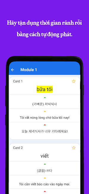 TouchLearn Tiếng Hàn Sơ Cấp Screenshot 2