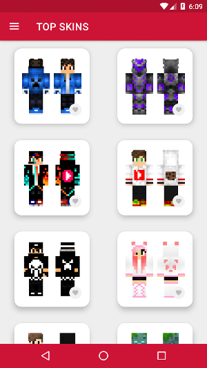 Skins YouTubers for Minecraft PE Screenshot 0