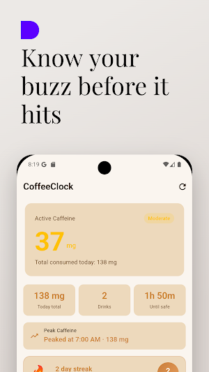 Coffee Clock Screenshot 0