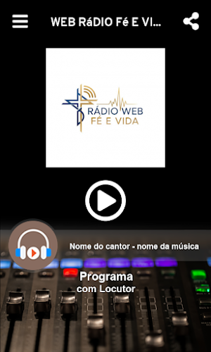 Web Rádio Fé e Vida Screenshot 1