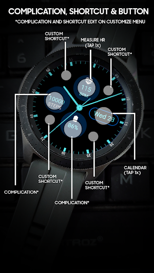 Thin 2 - Analog watch face Screenshot 1