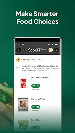 ScoriFi - Healthy Food Scanner Screenshot 2