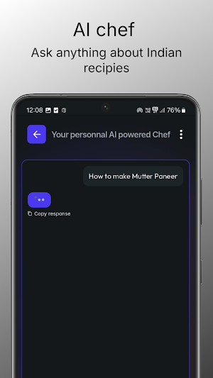 Easy Indian: Cooking with AI Screenshot 3