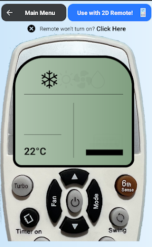 Remote For Whirlpool AC Screenshot 3
