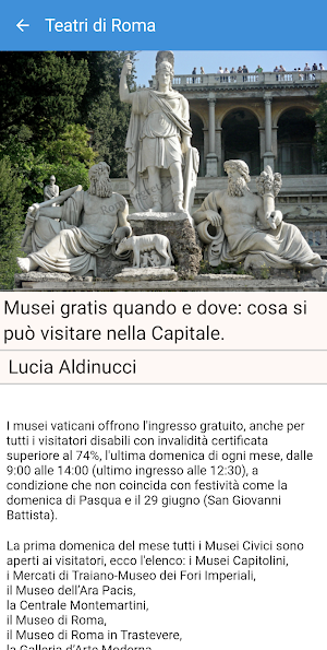 Musei di Roma Screenshot 1