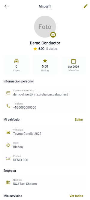 R&J Taxi Shalom Screenshot 3