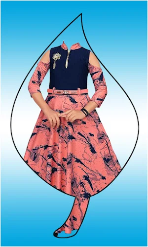 Kids Fashion Frock Photo Montage Screenshot 3
