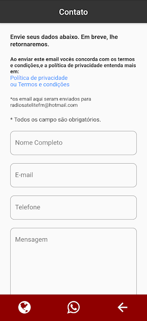 Rádio Satélite Screenshot 3