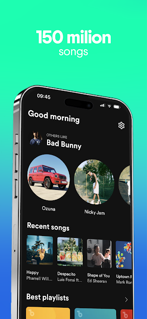 eBeat - MP3 Music Player Screenshot 1