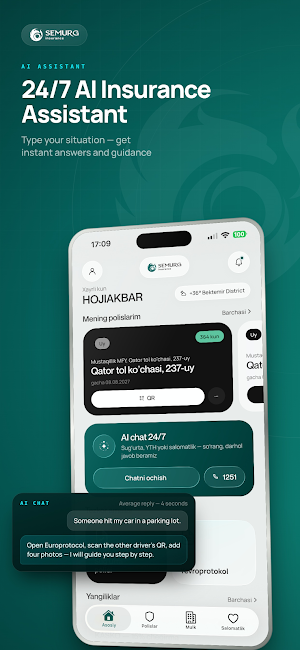 Semurg Insurance Screenshot 2