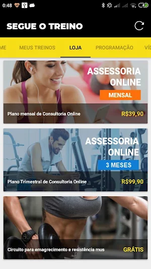 Segue o Treino Screenshot 2