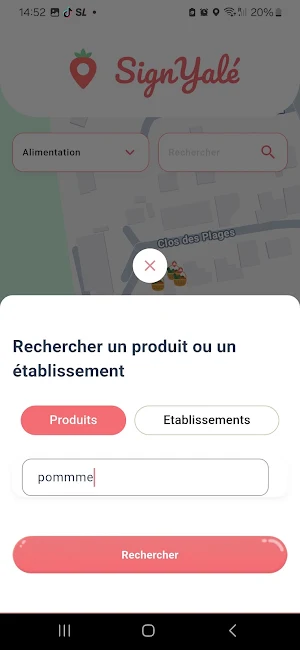 Signyalé : prix des courses Screenshot 1
