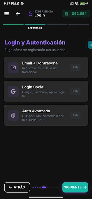 Tu Cotizador de Apps MX Screenshot 3