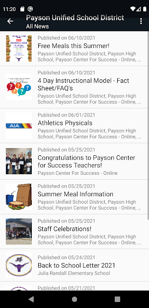 Payson Unified School District Screenshot 3