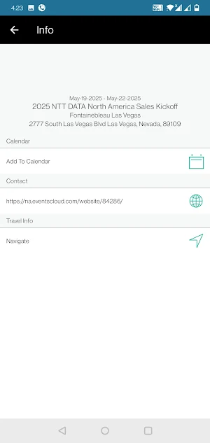 NTT DATA North America Events Screenshot 3