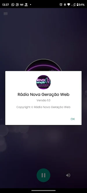 Nova Geração Rádio Web Screenshot 2