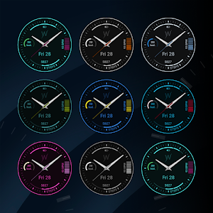 Neon Rim Watch Face Screenshot 2