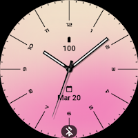 Analog Blush Pink Watch Face