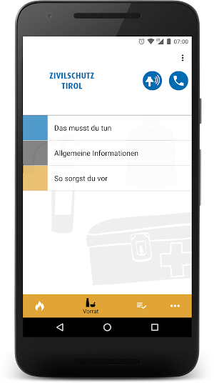 Zivilschutz Land Tirol Screenshot 2