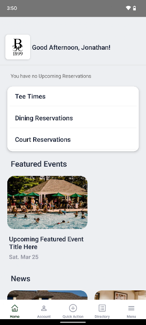 The Berkshire Country Club Screenshot 1