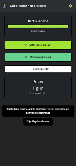 Stres Azaltıcı Nefes Asistanı Screenshot 0