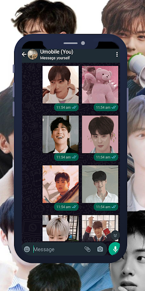 Cha Eun-woo Animated WASticker Screenshot 3