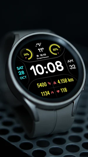 RoooK Digital Sport Watchface Screenshot 2