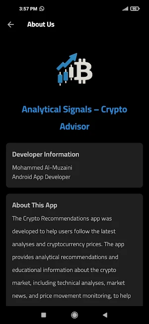 Analytical Signals – Crypto Screenshot 3