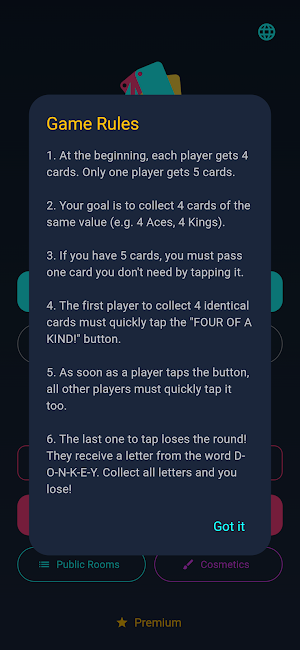 The Donkey - Fast Card Game Screenshot 3