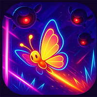 Neon Sky Butterfly Escape